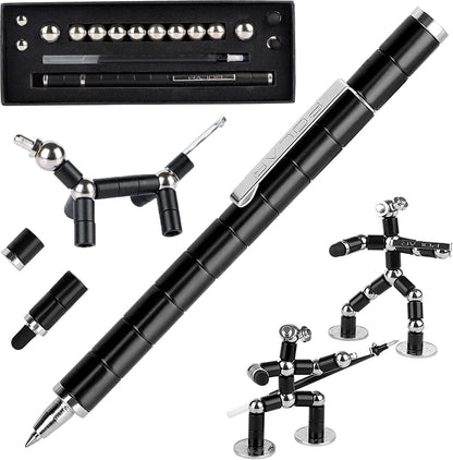 Fidget Pen,Magnetic Pen， Decompression Magnetic Fidget Toy Pen, Magnet Pen Fidget Toy Relieve Pressure Novel Toy Gifts for Kids or Friends! (Black)