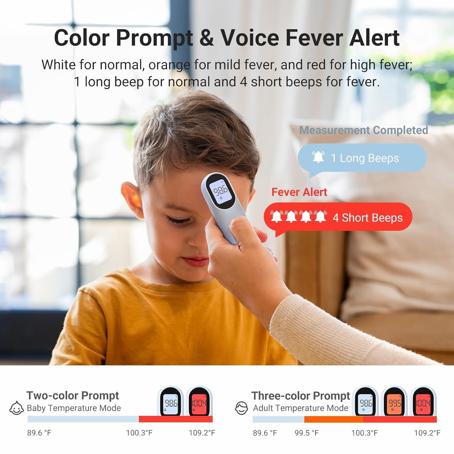 iHealth Infrared Digital Thermometer for Adults and Kids, Baby Thermometer with 3-in-1 Mode &