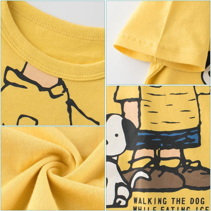 Boys' 4-Pack Excavator Short Sleeve Crewneck T-Shirts Top Tee Size 2-7 Years Toddler Boys' Value Pack Cotton T-Shirt