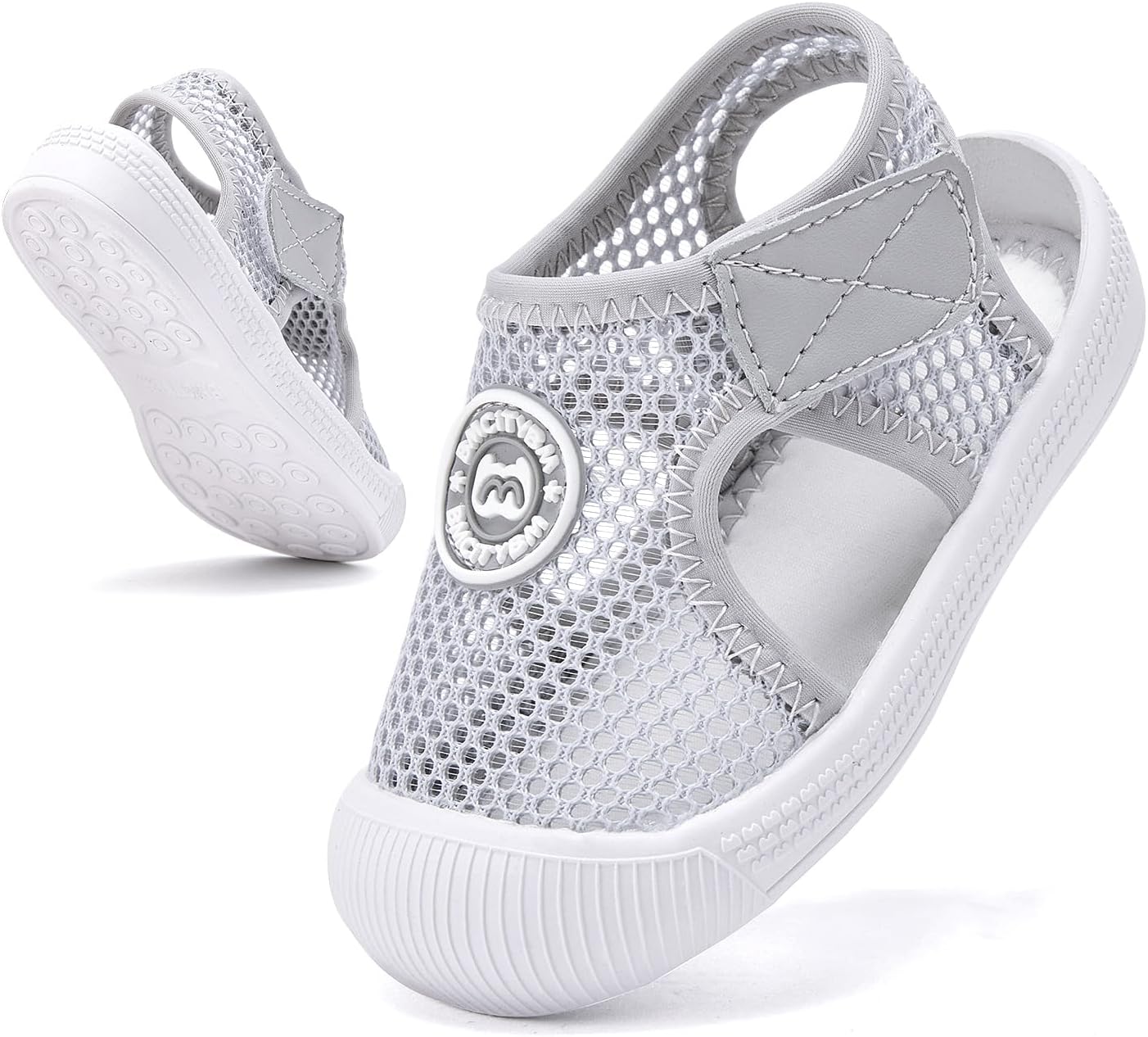 BMCiTYBM Baby Boy Girl Closed Toe Summer Sandals Lightweight Shoes Infant Non-Slip First Walking Sneakers 6 9 12 18 24 Months