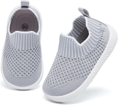 MORENDL Baby Toddler Walking Socks Non-Slip Breathable Unisex Casual Sneakers
