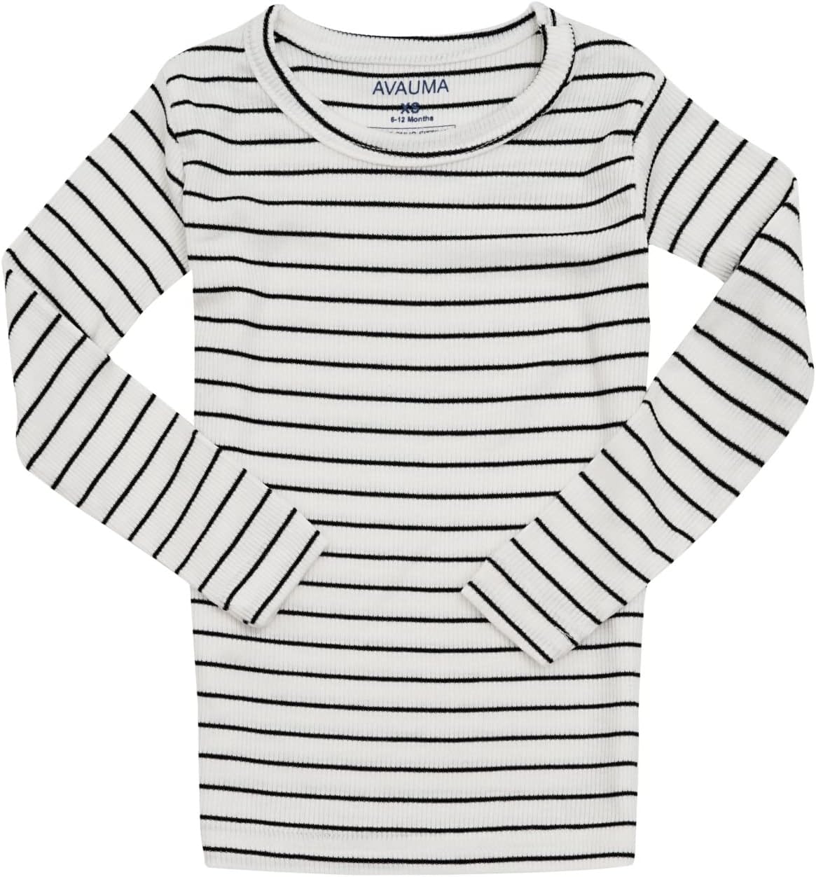 AVAUMA Stripe Pattern Baby Boys Girls Pajama Set Kids Toddler Snug fit Ribbed Sleepwear pjs for Daily Life Style