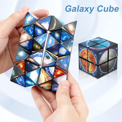Star Cube Magic Cube Set, 2 in 1 Yoshimoto Cube for Kids and Adults, Toy for Boys and Girls Ages