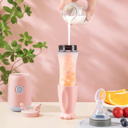 Socila Portable Baby Food Maker with Silicone Squeeze Spoon, Baby Food Processor, Blender for First