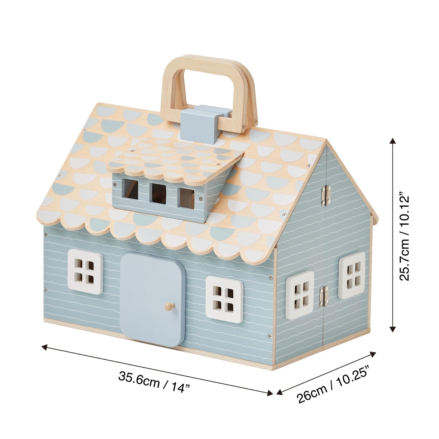 Olivia's Little World Wooden Cottage Dollhouse