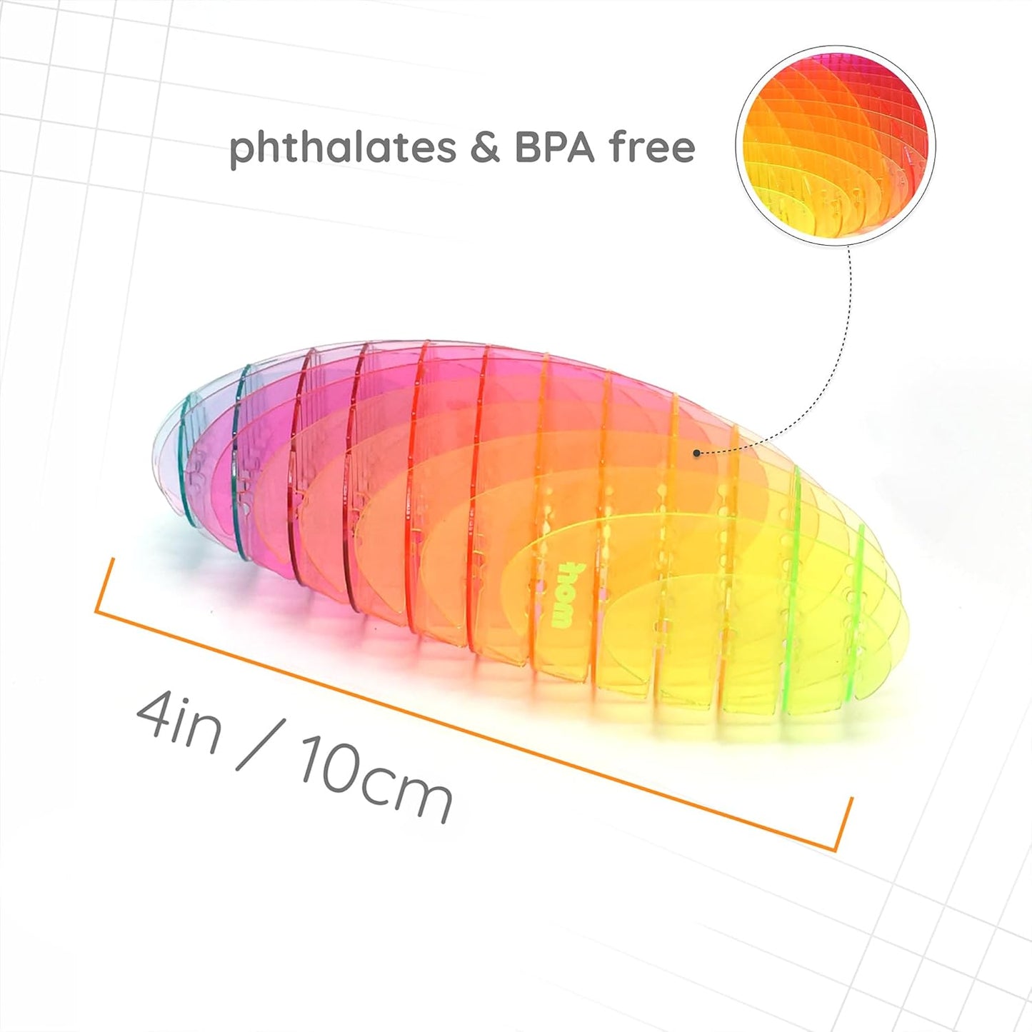 Morf Fidget Worm Toy - Desk Fidgets for Adults - Cool Satisfying Worm Fidget Sensory Toys - Fun and Interactive Morf Fidget Toy for Kids - USA Patent Pending Morf Figgy Toys - Small - 12 x 12