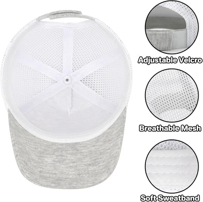 qikqik Baby Baseball Cap Toddler Baseball Hat with Mesh Infant Sun Hat UPF 50+ Baby Ball Cap Toddler Girl Hats Kids Hat Boys