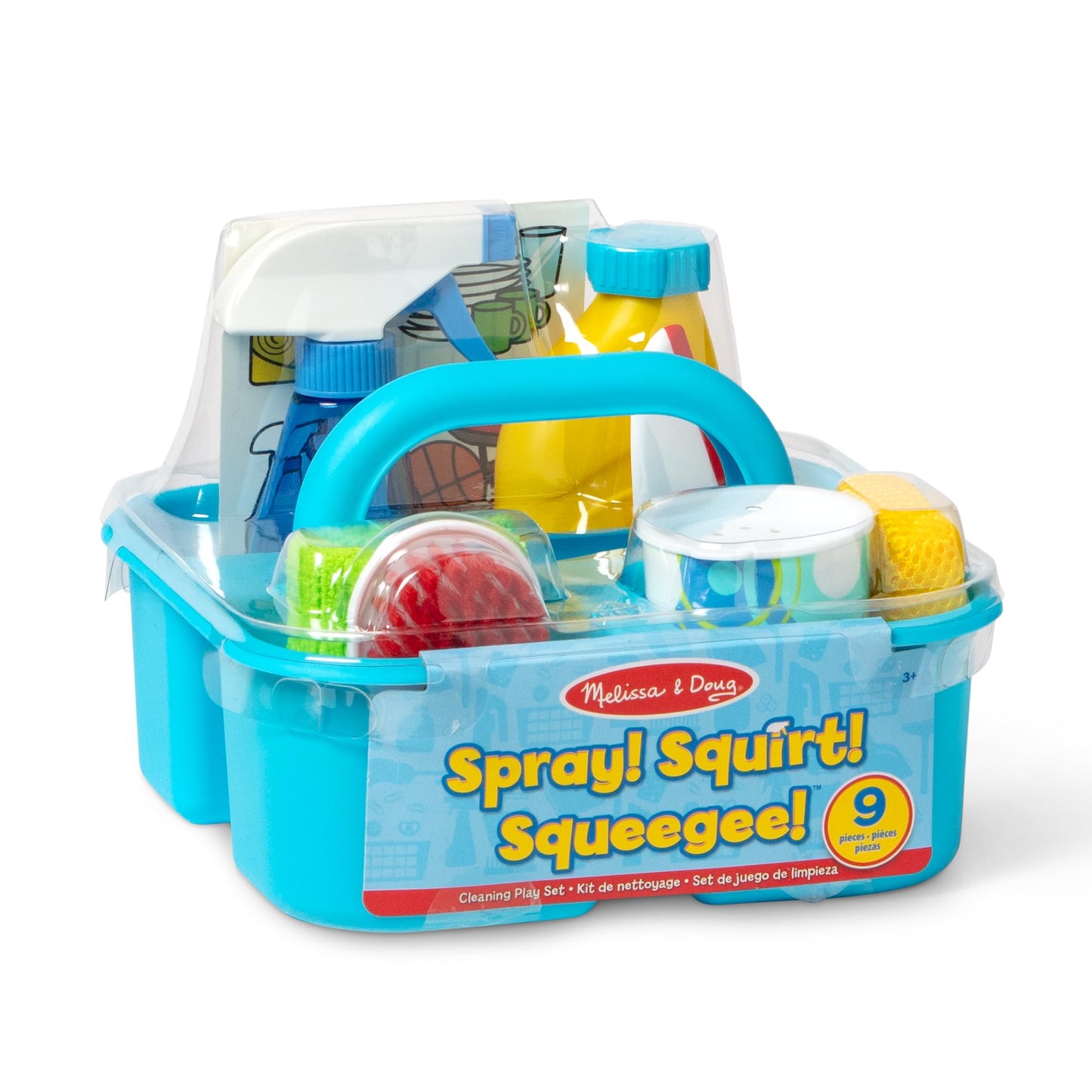 Melissa & Doug Spray, Squirt & Squeegee Play Set - Pretend Play Cleaning Set
