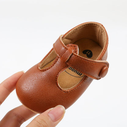 Baby Shoes Mary Jane Flats Non Slip Soft Sole Infant Toddler Sneakers First Walkers Party Christmas Dress Shoes