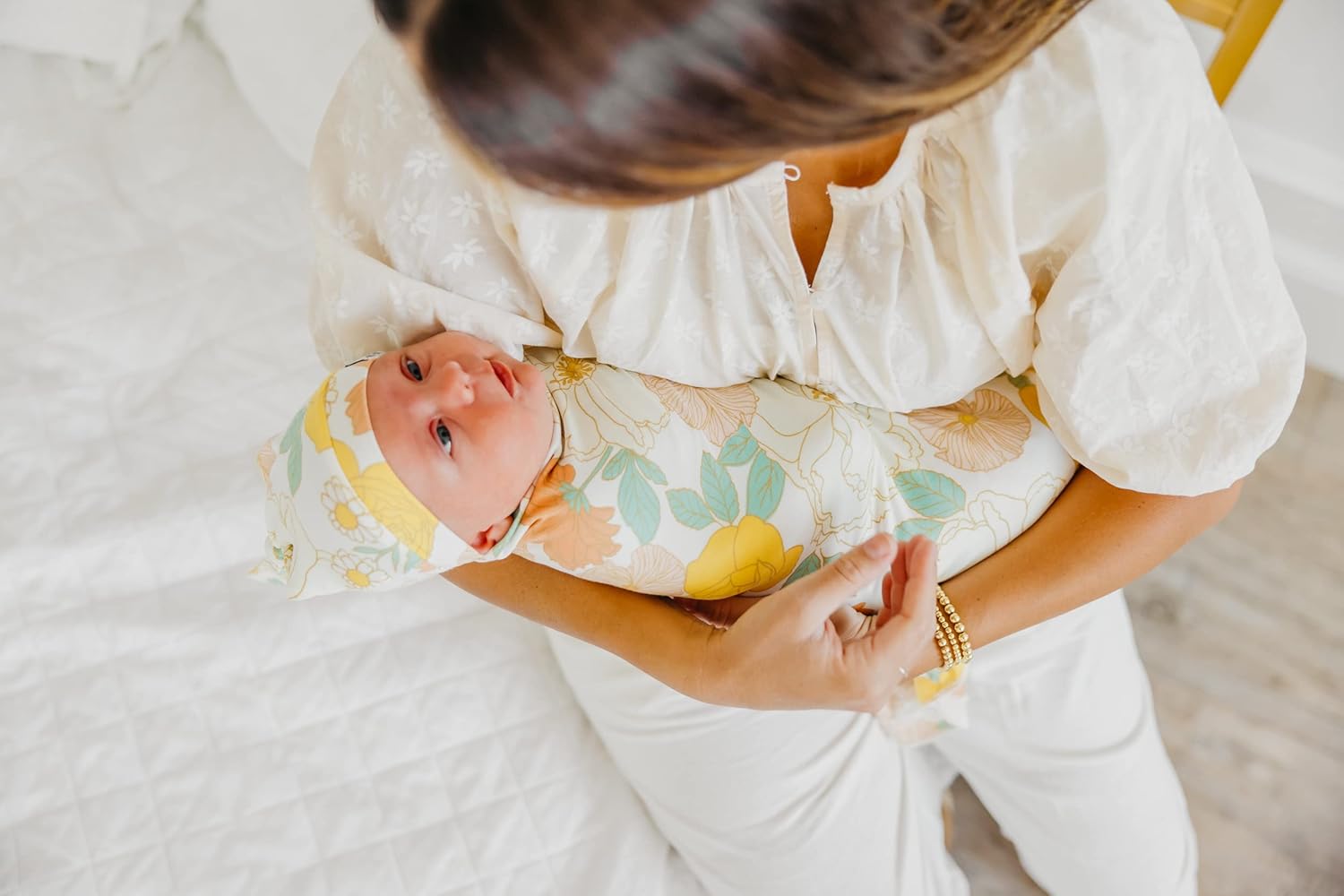 Copper Pearl Baby Swaddle Blanket - Premium Knit Baby Blanket, Large Soft Stretchy Receiving