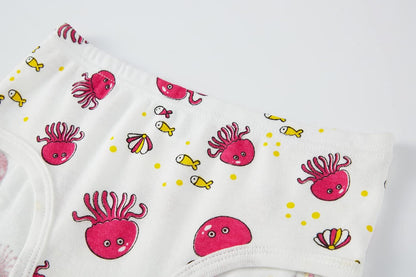 Barara King Little Girls' Soft Cotton Underwear Toddler Undies Kids panties