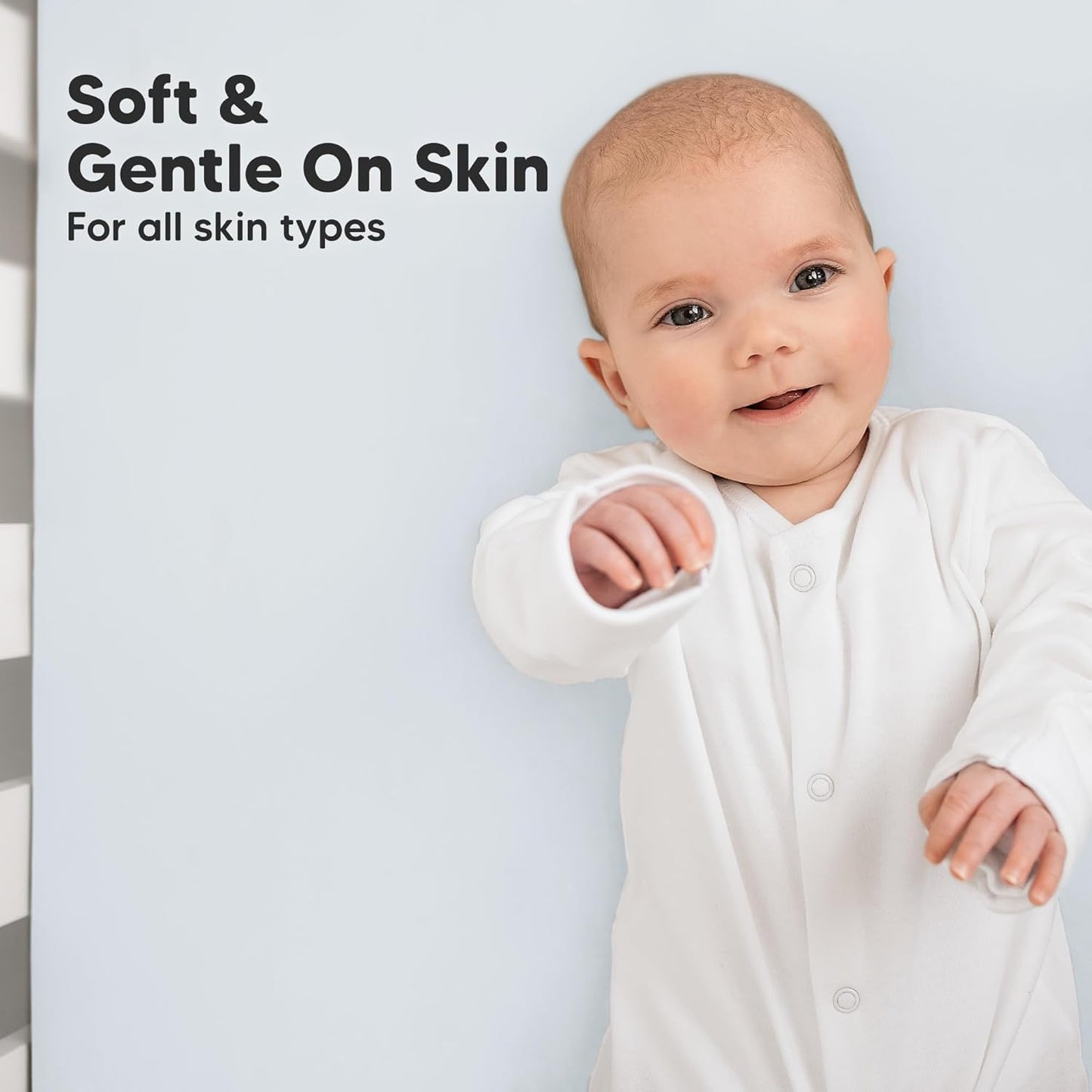 KeaBabies 2-Pack Organic Crib Sheets for Boys, Girls - 52x28 Fitted Crib Mattress Sheet Neutral
