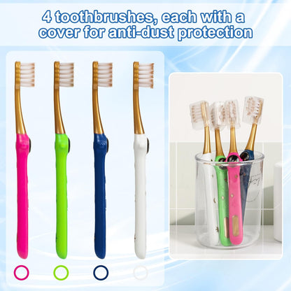 Toddler Toothbrush, Kids Toothbrush, Galactic Adventures Style, Toddler Age 2-4 and Up, Soft