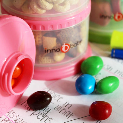 Innobaby Packin' Smart Stackable and Portable Storage System for Formula, Liquid, Baby Snacks and