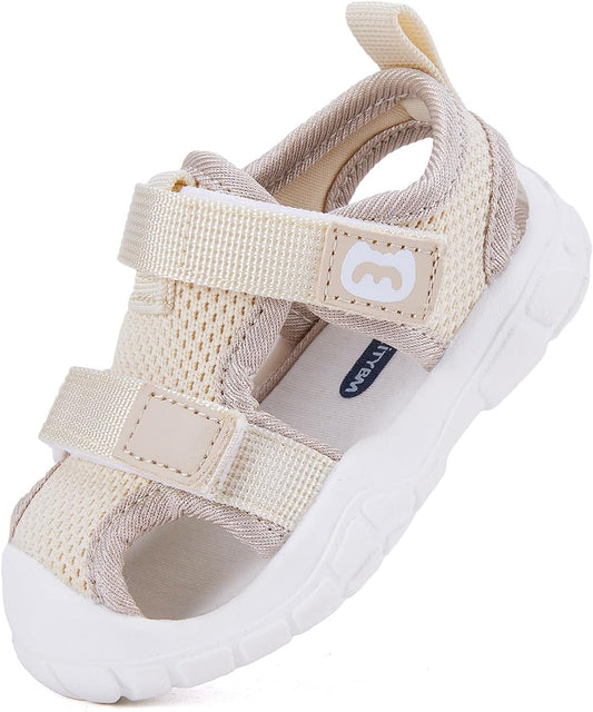 BMCiTYBM Baby Boy Girl Closed Toe Summer Sandals Lightweight Shoes Infant Non-Slip First Walking Sneakers 6 9 12 18 24 Months