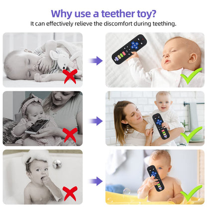 Chuya Baby Teether Toy Chew Toys for Babies 3-24 Months