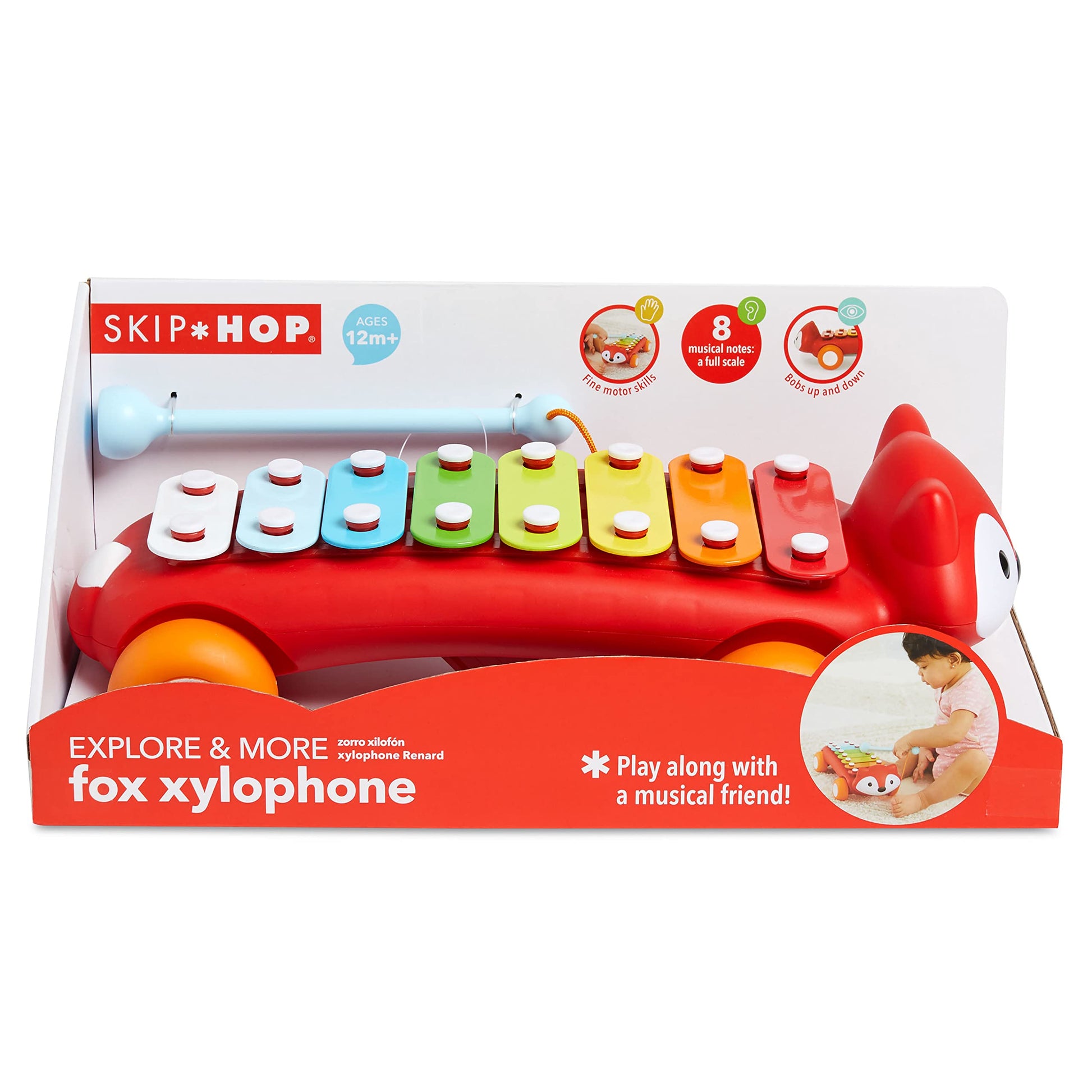 Skip Hop Xylophone Baby Toy, Explore & More, Fox