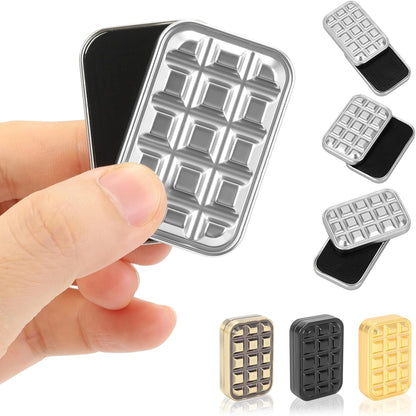 Fidget Slider for Adults - Brick Slider Metal Fidget Toys, Anxiety/ADHD/Annoy Relieving EDC Metal