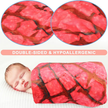 Concha Blanket Baby Stuff Shower White Elephant Gifts for Kids Throw Blankets Wrap Newborn Swaddle Toddler Boy Girl Party Novelty Gag Pets Soft Fleece Sweet Shell Bread 40in