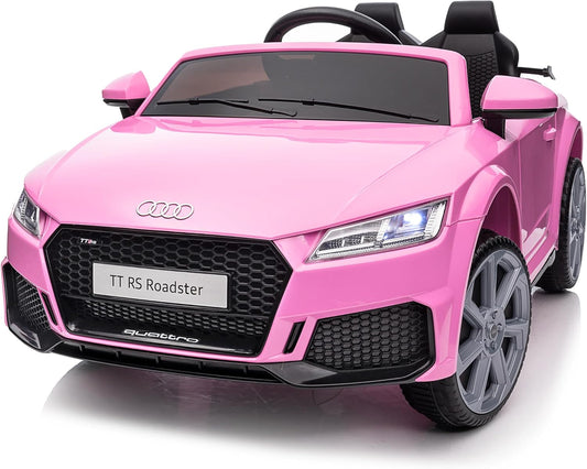 Electric Car for Kids, Licensed Audi 6V Kids Ride on Car Toy for Toddlers with Remote - Pink