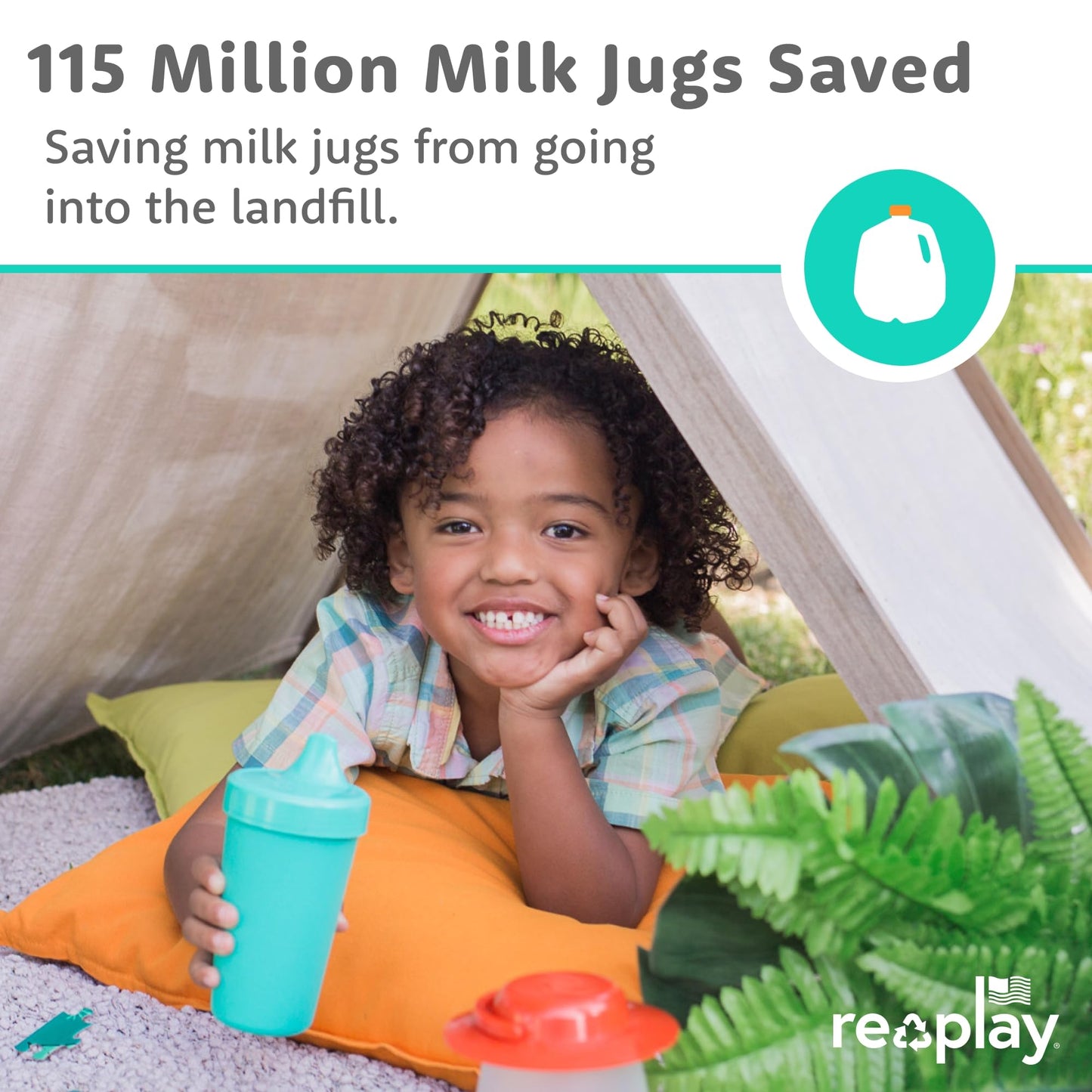 Re-Play Spill-Proof Sippy Cups for Toddlers - Kids Reusable 10 Oz Set of 4, Dishwasher & Microwave