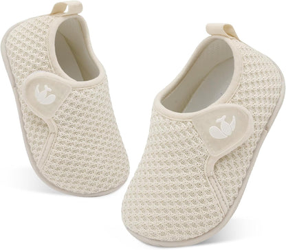 FEETCITY Toddler Walking Shoes Slip On Toddler Shoes Boys Girls Kids Sports Sneakers Casual School Shoes Barefoot Shoes