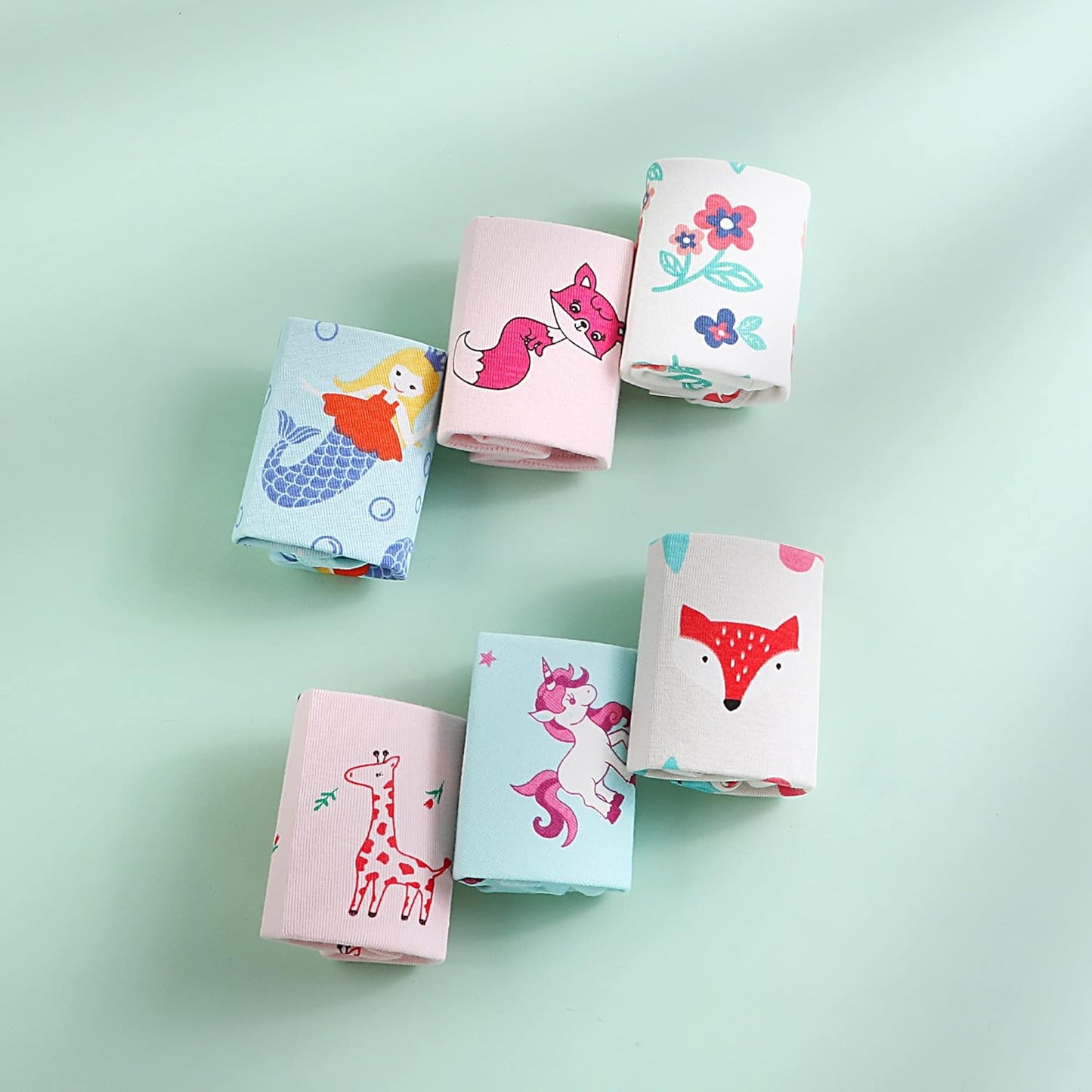 Boboking Soft Cotton Girls' Panties Boyshort Little Girls' Underwear Toddler Undies