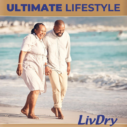 LivDry Ultimate Adult Incontinence Underwear, High Absorbency, Leak Cuff Protection (XXX-Large (9 Count))