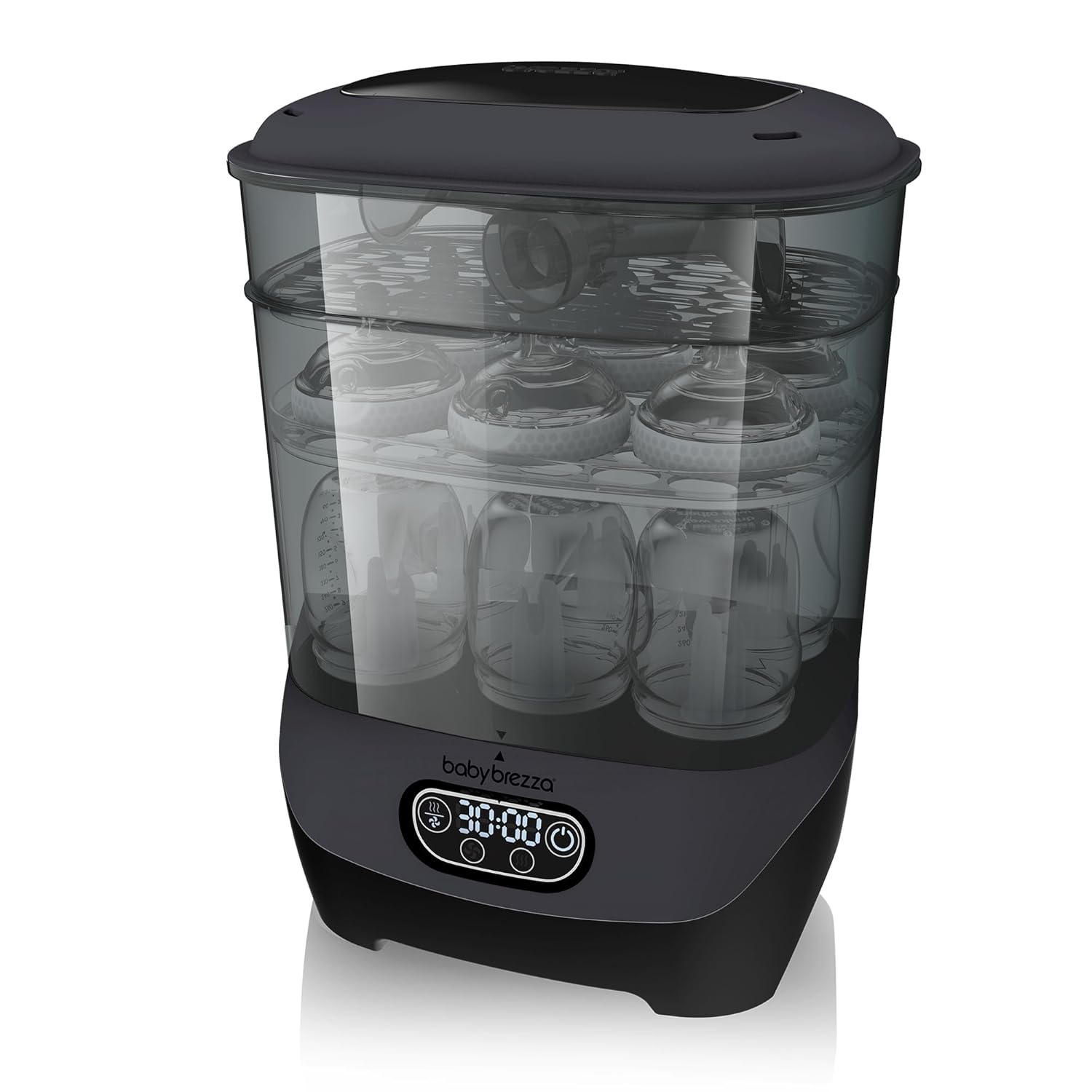 Baby Brezza Bottle Sterilizer and Dryer Advanced – 33% Faster - Largest Capacity Steam Sanitizer