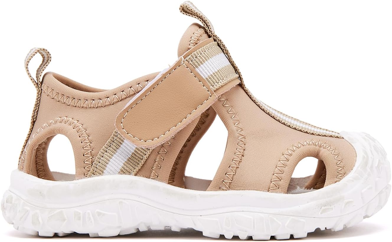 BMCiTYBM Baby Boy Girl Closed Toe Summer Sandals Lightweight Shoes Infant Non-Slip First Walking Sneakers 6 9 12 18 24 Months