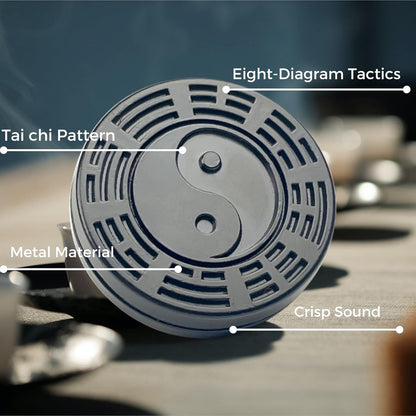 Fidget Slider Metal Haptic Toys Fidgets for Adults Anxiety Stress Relief, Prevent Alzheimer's, Clicks Fidget Slider for School Home Office(Black)