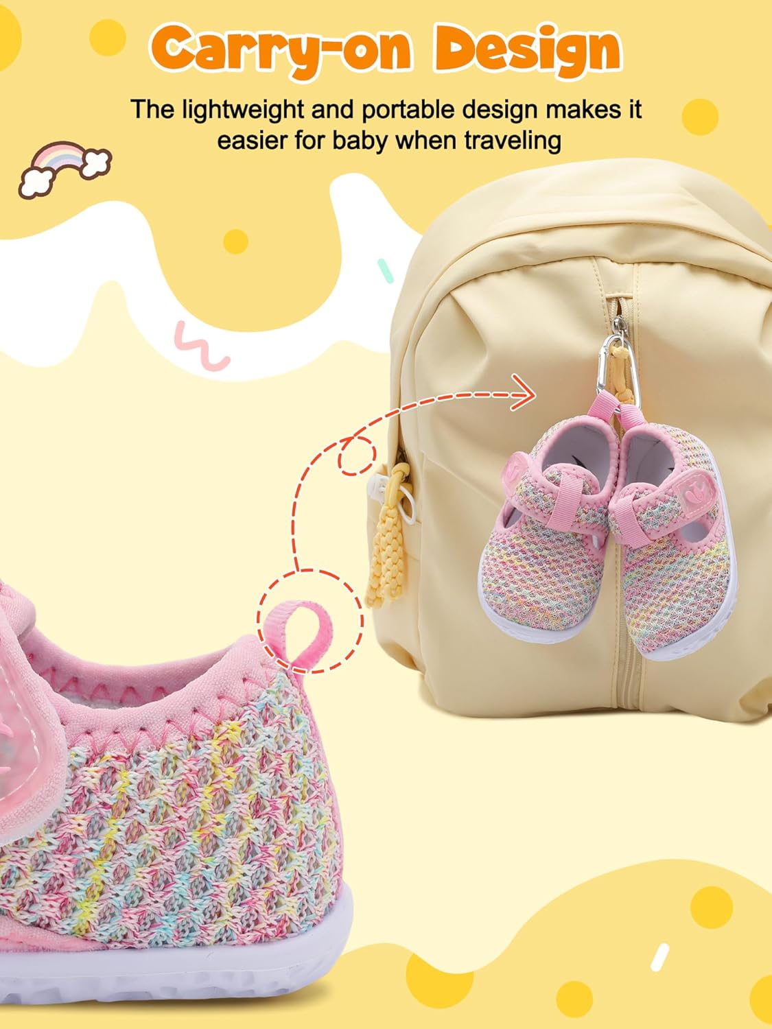 FEETCITY Barefoot Baby Shoes Girls Boys Walking Shoes Infant Sneakers Lightweight Flexible Newborn Dress School Shoe