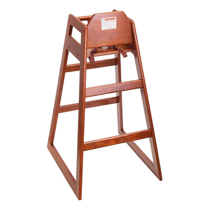 Seating Ready-to-Assemble Restaurant Wood Bar Height High Chair, Baby Highchairs, Durable Dining