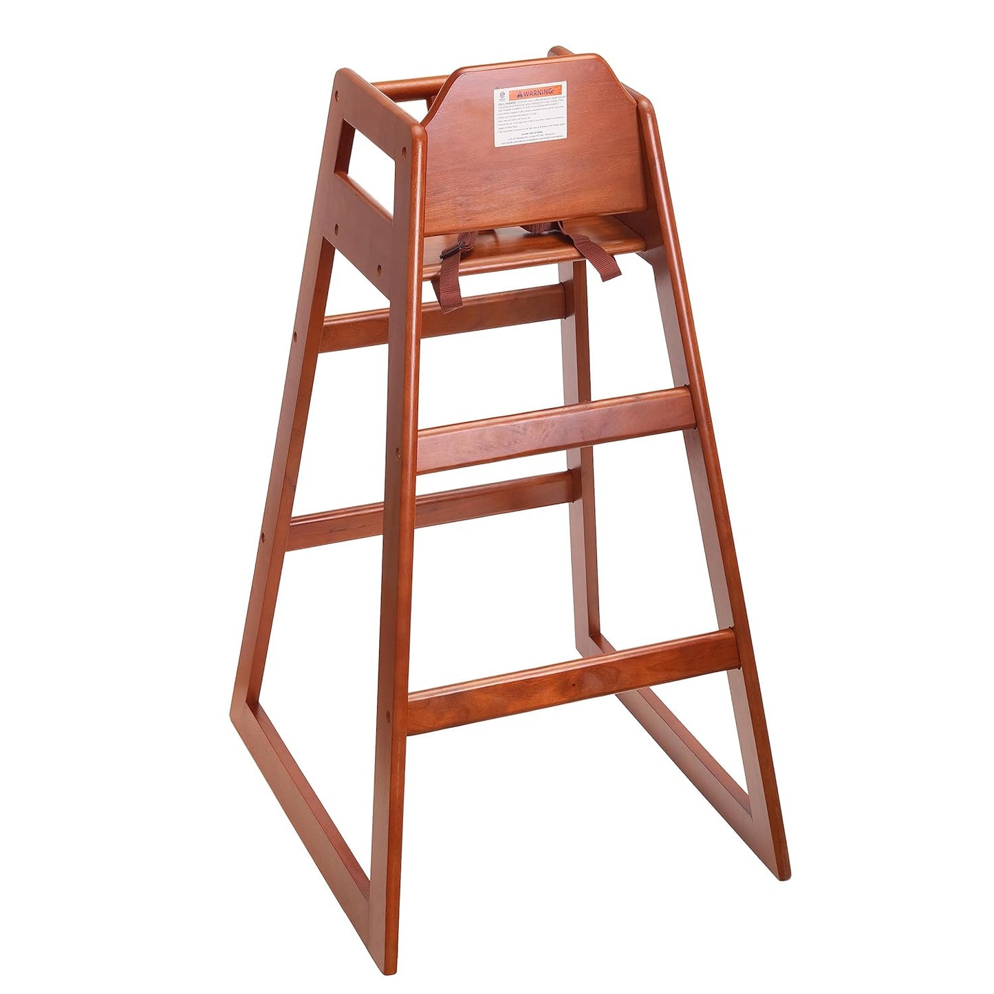 Stager Direct, Seating Ready-to-Assemble Restaurant Wood Bar Height High Chair, Baby Highchairs