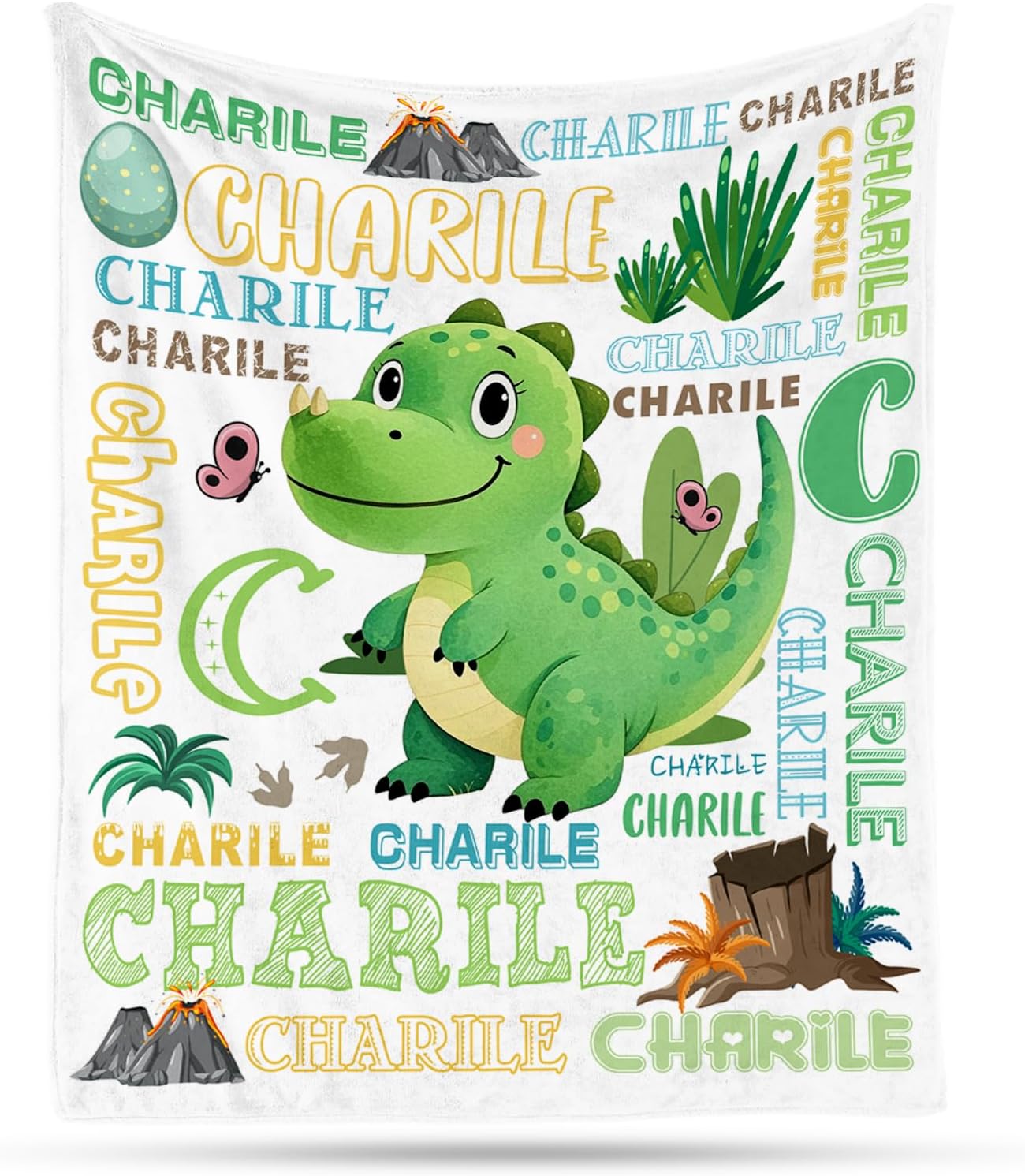 Ship Next Day, Personalized Baby Blankets - Printed in USA, Custom Name Blanket, Baby Blanket with