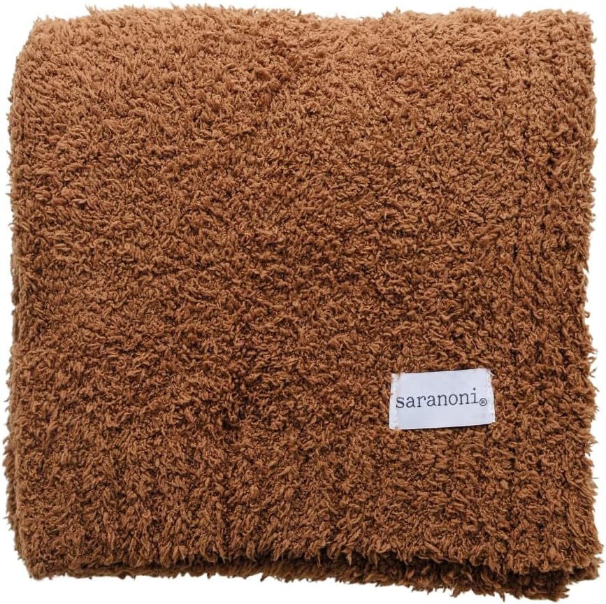 SARANONI Bamboni Luxury Baby Blanket | Plush Blanket for Infant Boys & Girls | Receiving Blanket