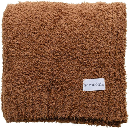 SARANONI Bamboni Luxury Baby Blanket | Plush Blanket for Infant Boys & Girls | Receiving Blanket