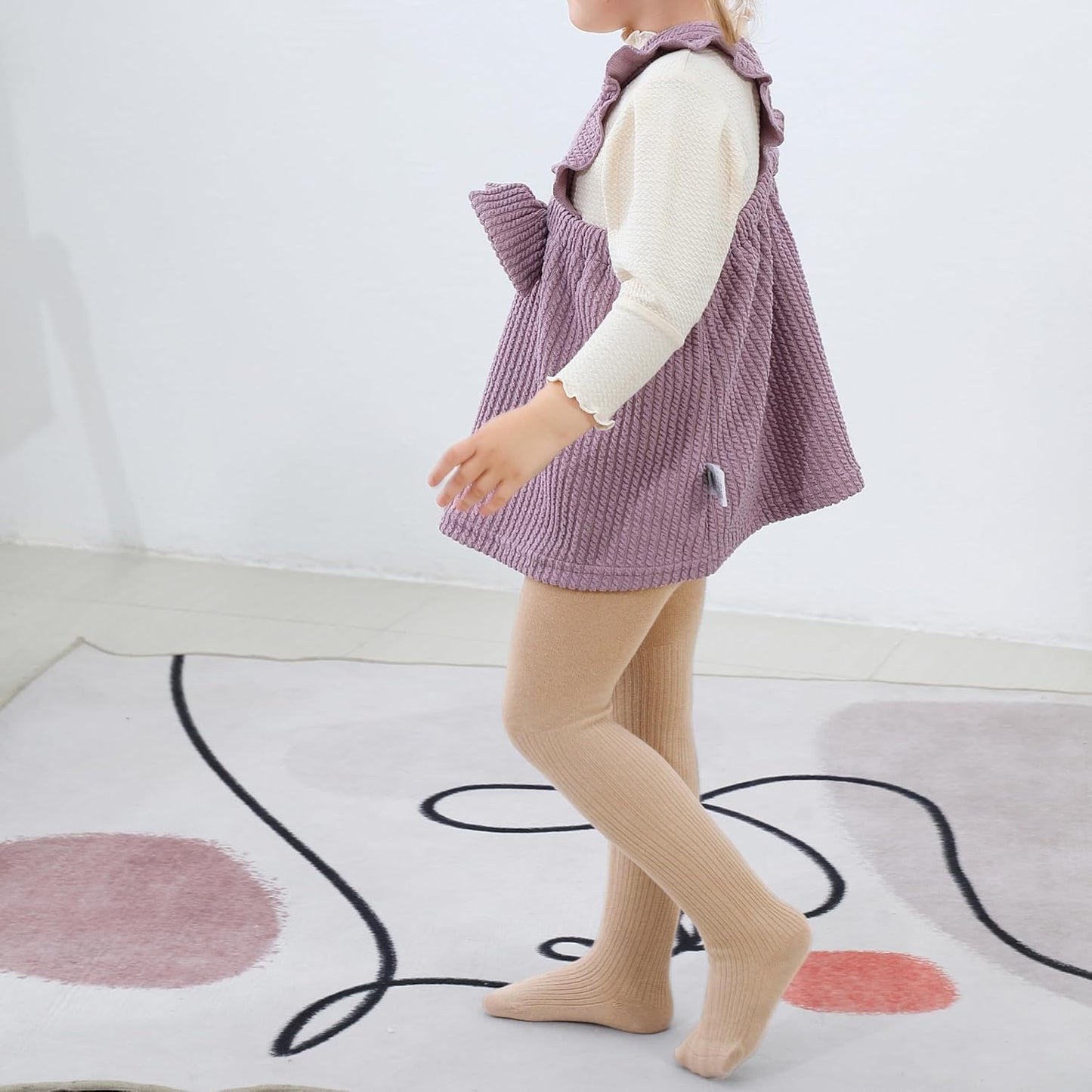 American Trends Baby Tights Non Slip Skid Baby Girl Tight Toddler Stocking Pants Cable Knit Infant