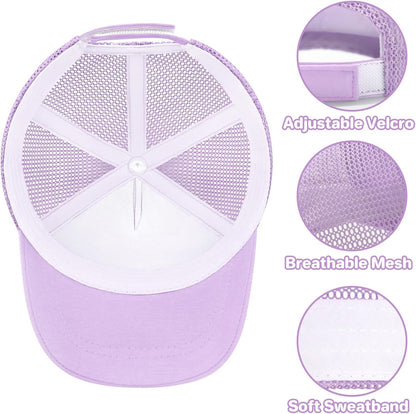 qikqik Baby Baseball Cap Toddler Baseball Hat with Mesh Infant Sun Hat UPF 50+ Baby Ball Cap Toddler Girl Hats Kids Hat Boys