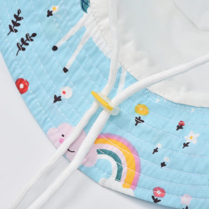 Baby Sun Hat Toddler Beach Swim Hats UPF 50+ Summer Bucket Hat Kids Infant Wide Brim Adjustable Sun Hat for Baby Boy Girls