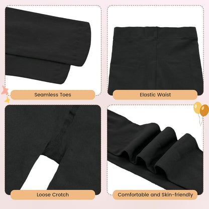 Girls Ballet Dance Tights for Toddler Baby Soft Athletic Leggings Infant Elastic Dance Tights for Girls