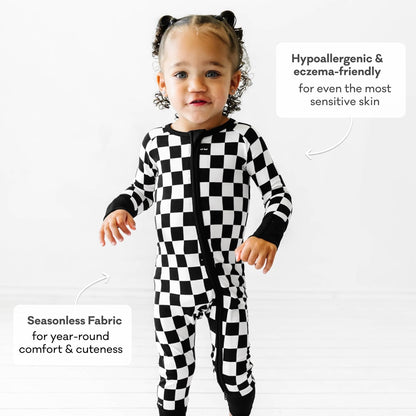 Little Sleepies Pajamas for Baby Boys & Girls, Viscose from Bamboo Baby Pajamas, Preemie & Newborn Sleepers, 2-Way Zipper PJs