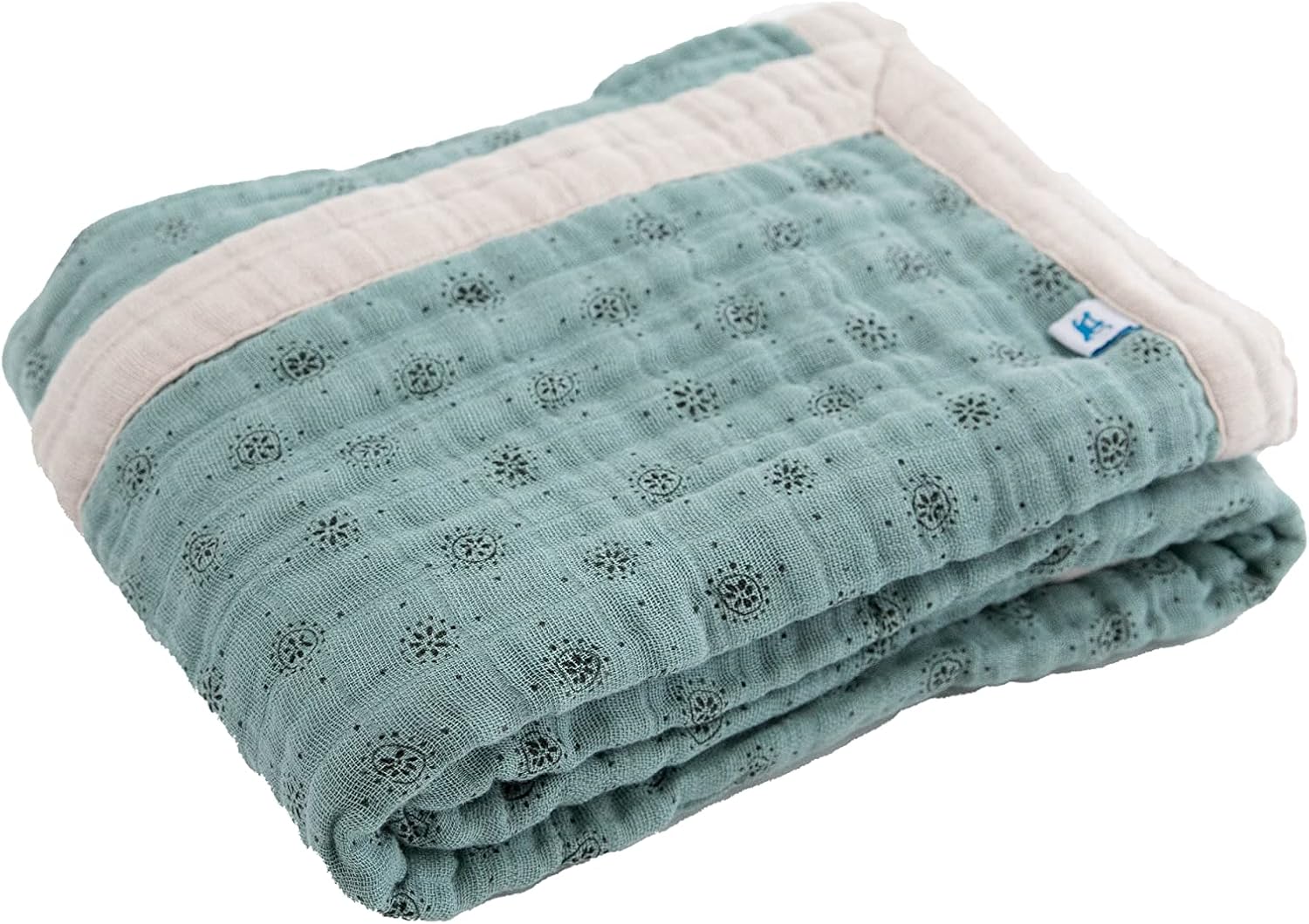 Little Unicorn Newborn Receiving Quilt | Ultra- Soft, Multi-Layered Muslin Fabric | Gift for