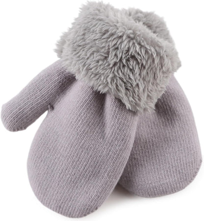 PESAAT Baby Girl Mittens Fleece Toddler Boy Mittens Warm Kids Winter Gloves Unisex Cold Weather Baby Gloves