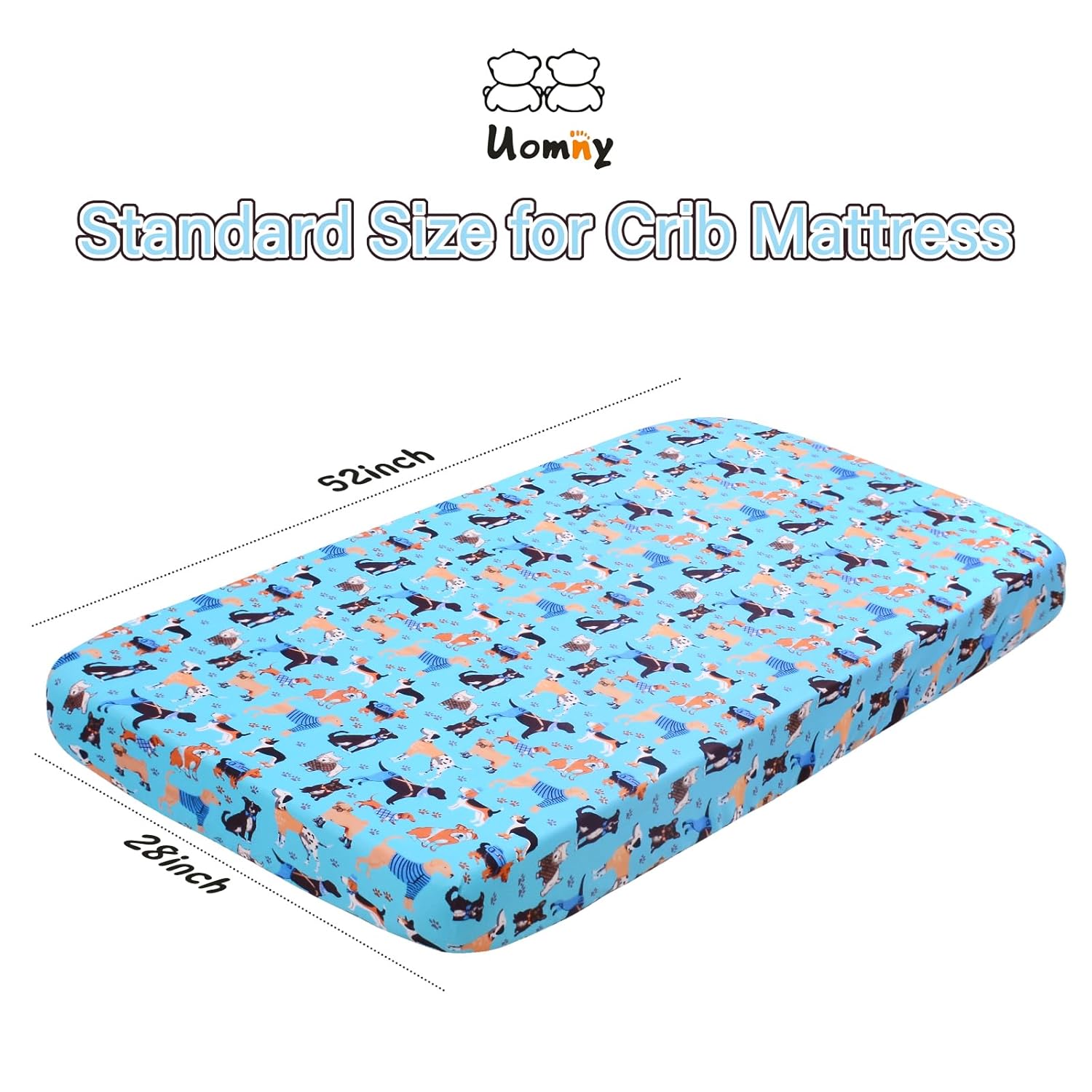 Crib Sheet - Fitted Crib Sheet Baby Sheet for Standard Crib and Toddler mattresses Nursery Bedding