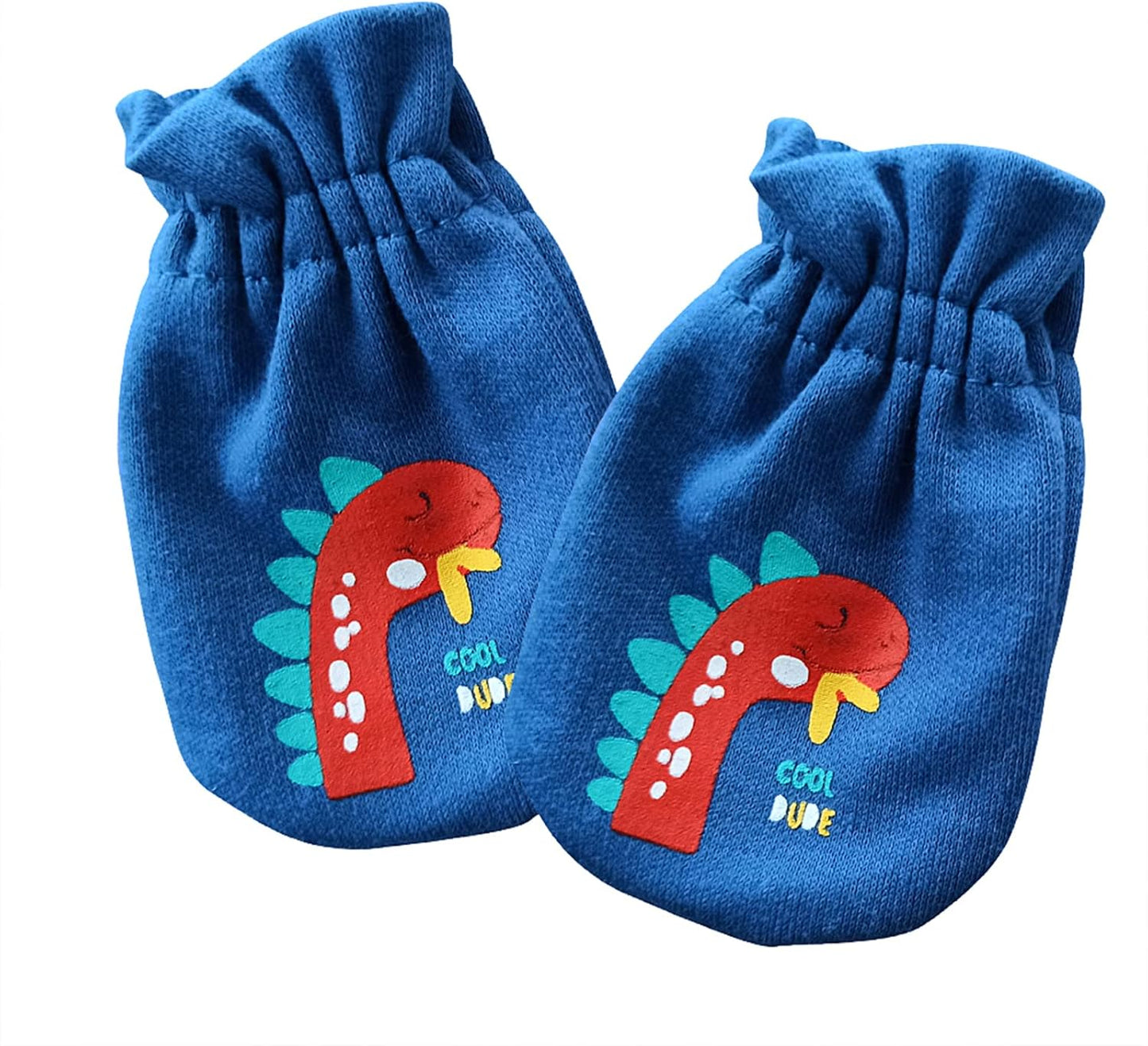 Baby Hat and Mittens Set Newborn Baby Hats Caps for Baby Boys Girls 0-6 Months 100% Cotton