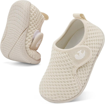 FEETCITY Toddler Walking Shoes Slip On Toddler Shoes Boys Girls Kids Sports Sneakers Casual School Shoes Barefoot Shoes