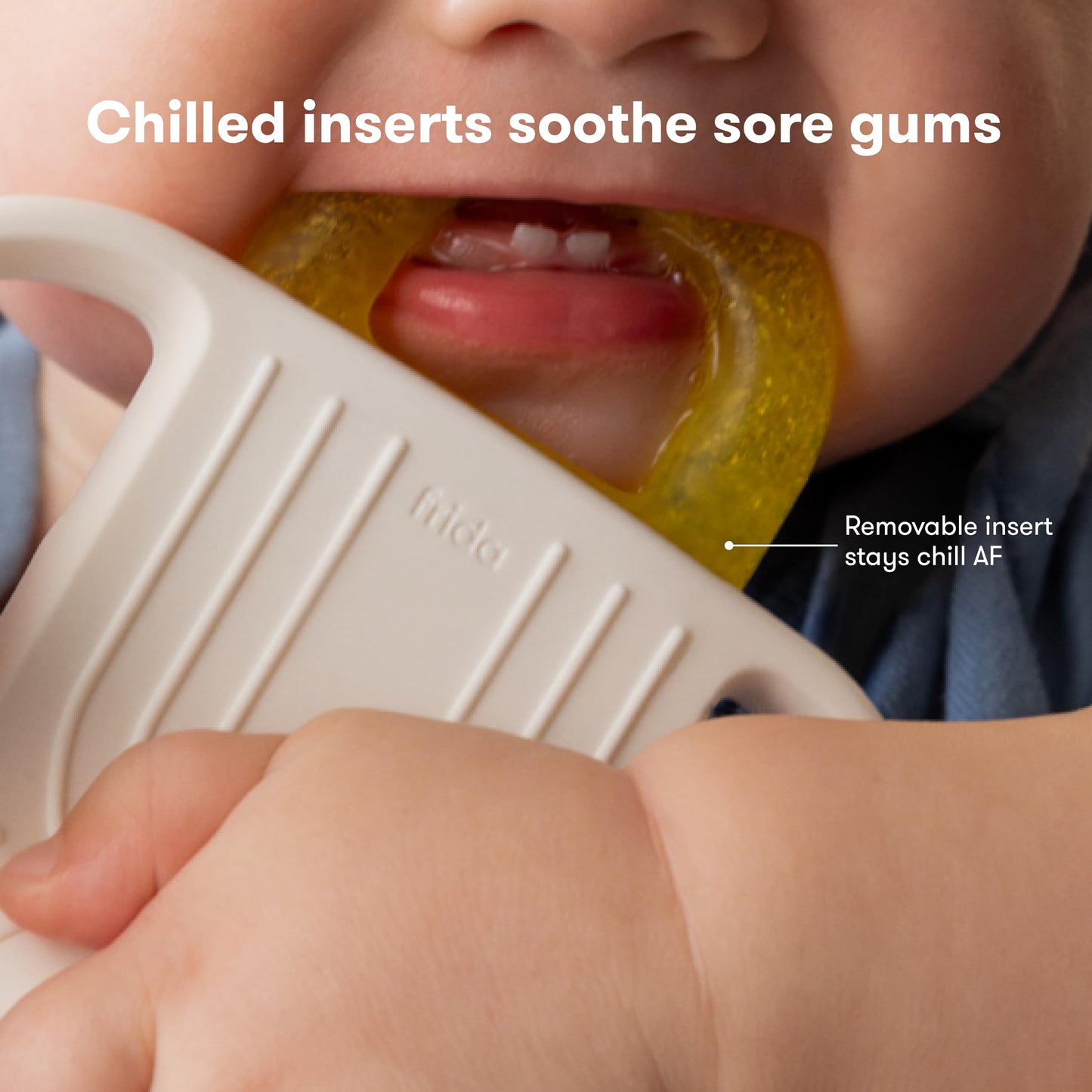 Frida Baby Silicone Teething Toys, 4-in-1 Teether for Babies & Infants, Teething Relief for 0-18