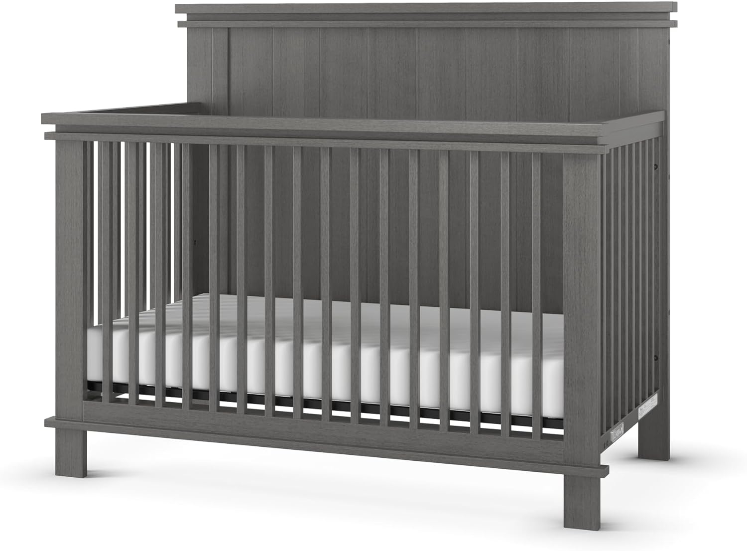 Child Craft Denman 4-in-1 Convertible Crib, Baby Crib Converts to Day Bed, Toddler Bed and Full