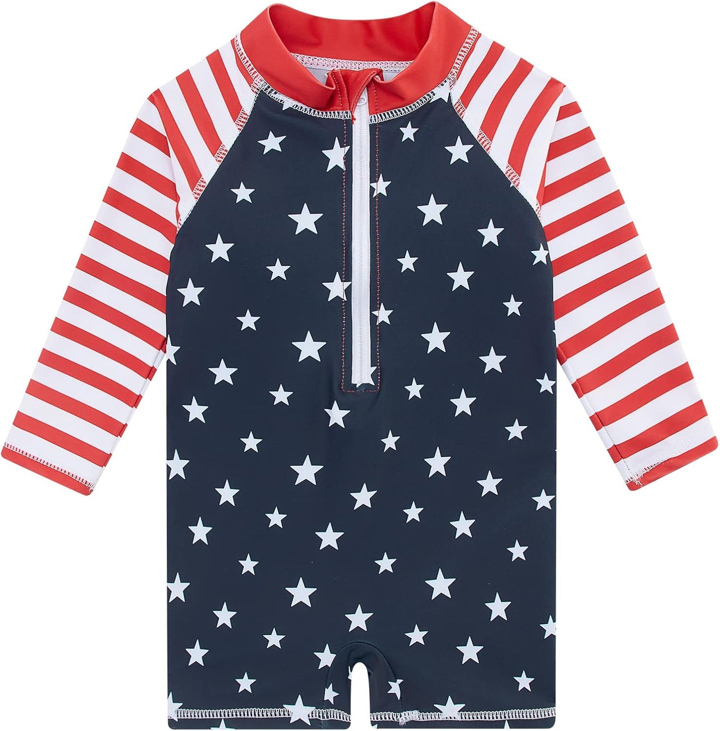 Funnycokid Baby Swimsuit Boy Toddler Bathing Suit Rash Guard UPF 50+ Swimwear 6 Months-4T